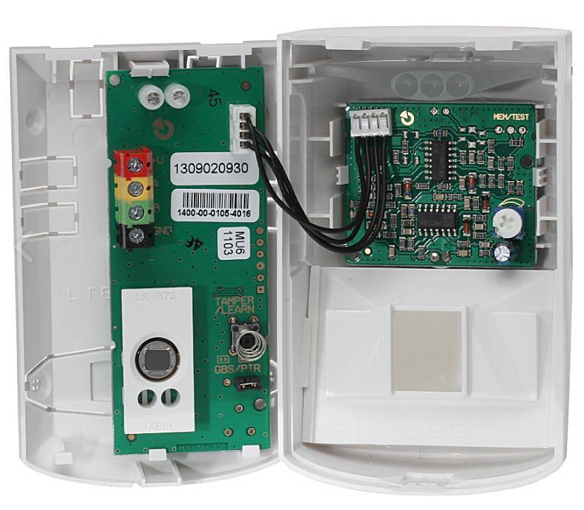 JA 120PB BUS Combined PIR Motion & Glass Break Detector - Home Security Alarm System for Windows & Doors