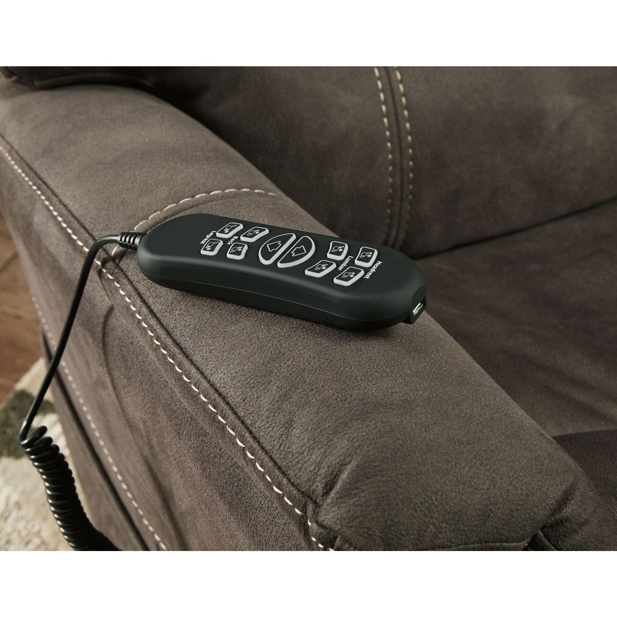 Ballister Power Lift Recliner Chair - Espresso Brown Leather Reclining Sofa with Remote Control for Elderly & Mobility Assistance - Perfect for Living Room, Bedroom & Home Theater Relaxation