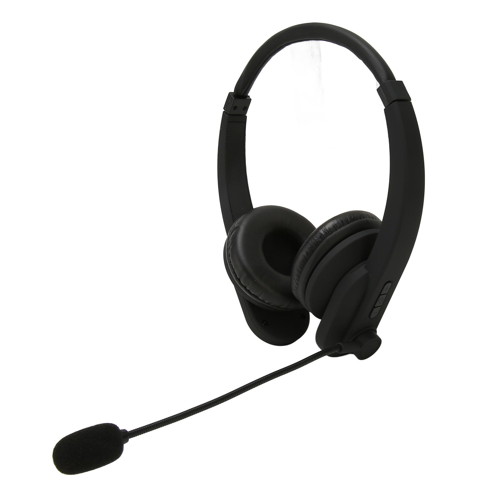 Wireless Telephone Headset with Skin-Friendly Ear Cushions, 5.0 Bluetooth Binaural Headphones, 180° Rotating Microphone - Perfect for Online Studying, Remote Work & Call Centers