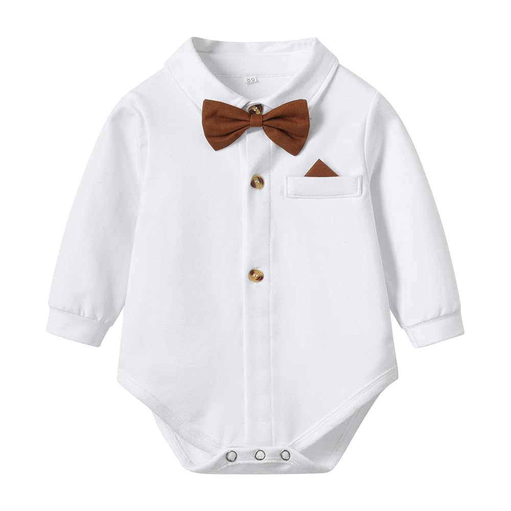 Baby Boy Dress Clothes | Toddler Gentleman Outfit for Boys | Winter Infant Wedding Suit | Fall Christening Clothing Set | Perfect for Weddings, Baptisms & Special Occasions