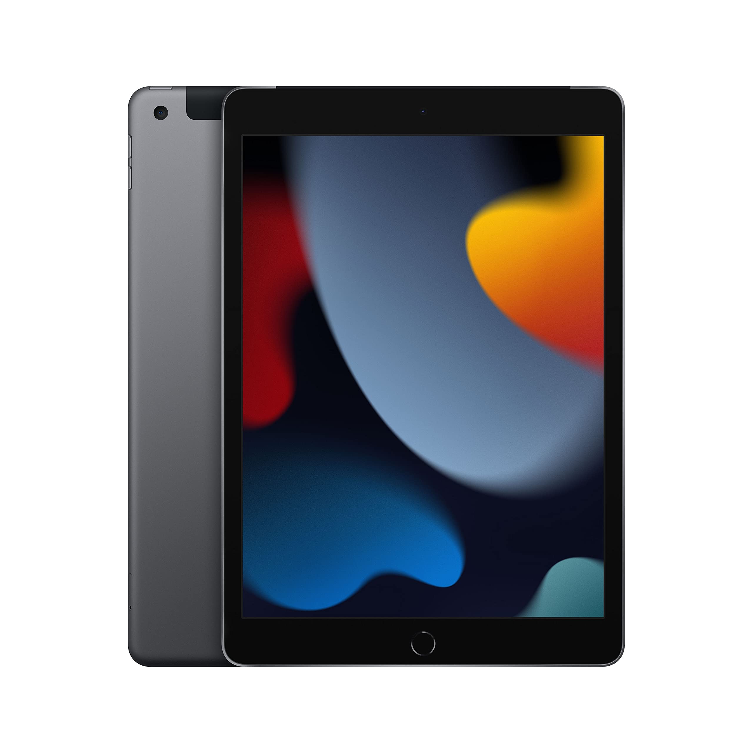 2021 Apple iPad 10.2-inch Wi-Fi + Cellular 256GB Space Gray (Renewed) - Premium Refurbished Tablet for Work, Study & Entertainment