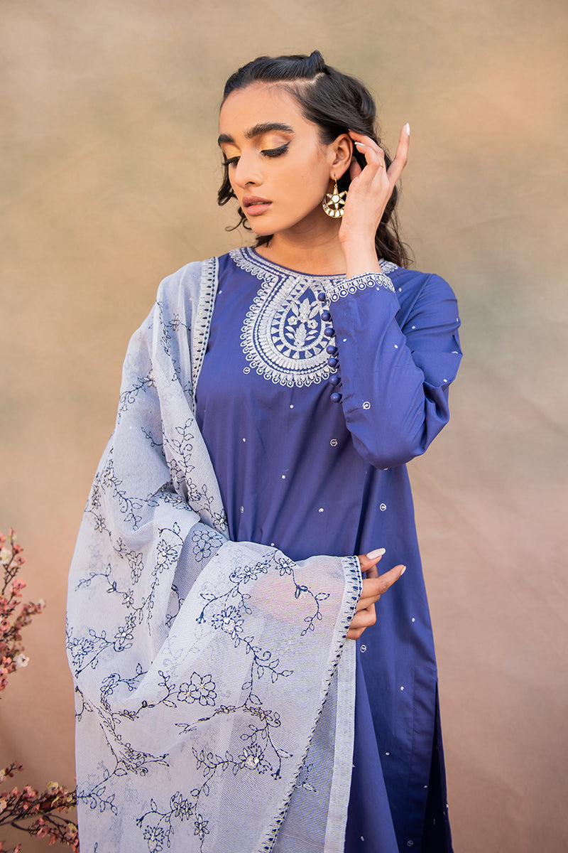 Stylish Amaranth 2-Piece Set (Shirt & Dupatta) for Women - Perfect for Festivals, Weddings & Special Occasions
