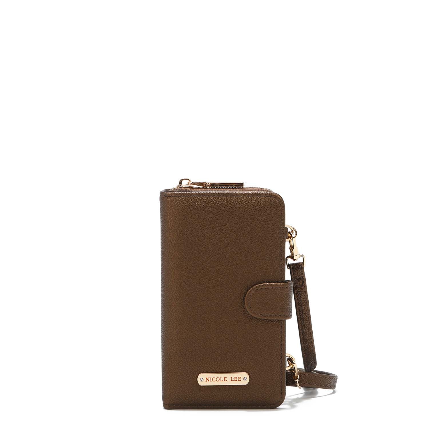 2-Piece Solid Phone Case with Crossbody Wallet - Stylish & Secure for iPhone & Samsung - Perfect for Travel, Shopping & Everyday Use