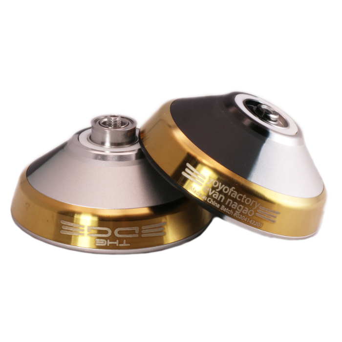 YoYoFactory EDGE 2022 Professional Bi-Metal Yo-Yo for Advanced Players - Perfect for Competition, Tricks & Performance