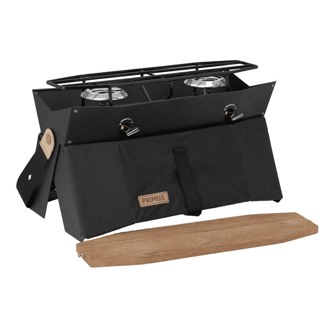 Primus Onja Gas Stove Duo Valve - Portable Camping Stove for Outdoor Cooking, Hiking & Backpacking - Perfect for Campers, RV Trips & Emergency Preparedness