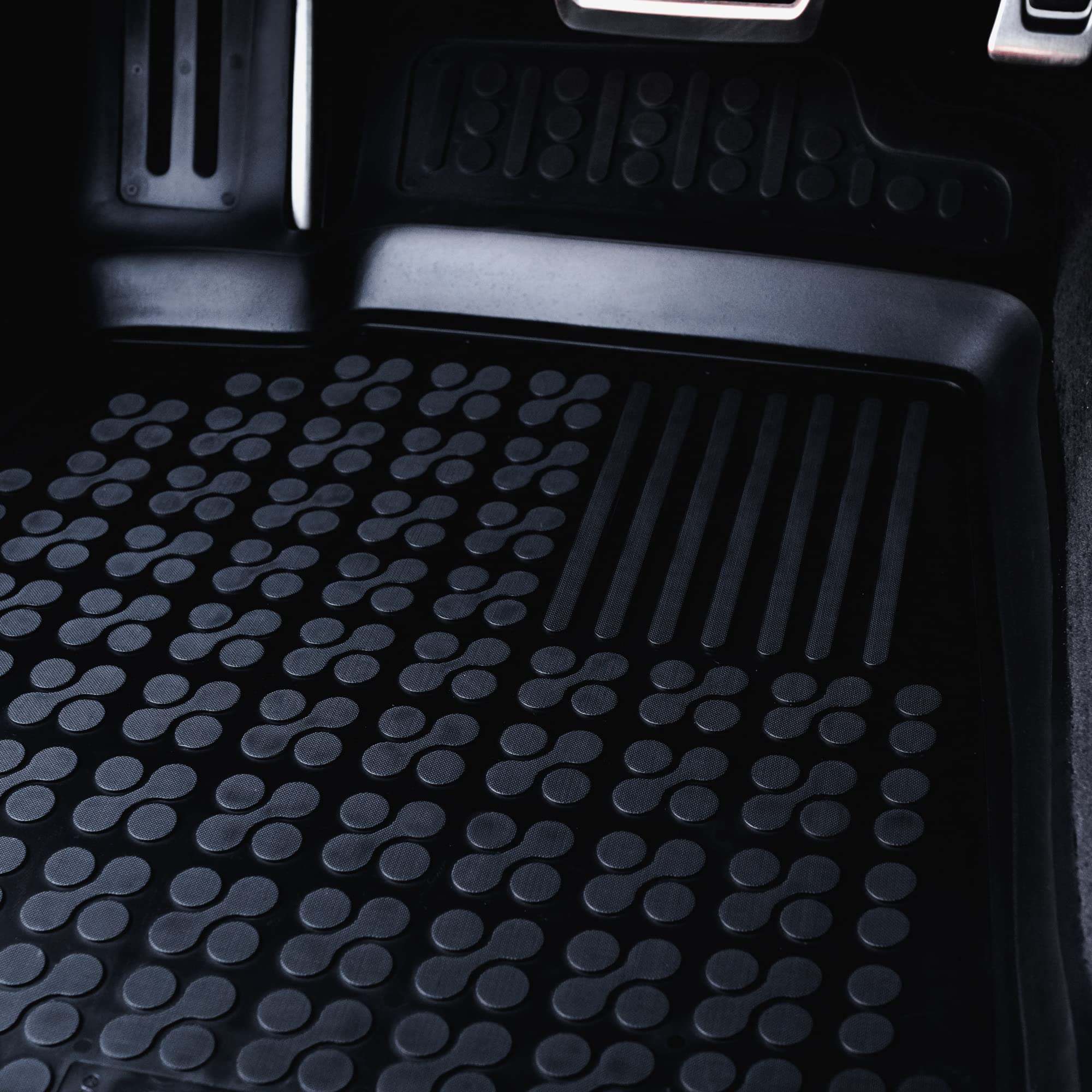 Premium All-Weather Rubber Floor Mats for BMW X7 (2019-2024) - Custom Fit, Non-Slip Protection for G07 Models with Bench Seats | Perfect for Road Trips, Daily Commutes & Winter Driving