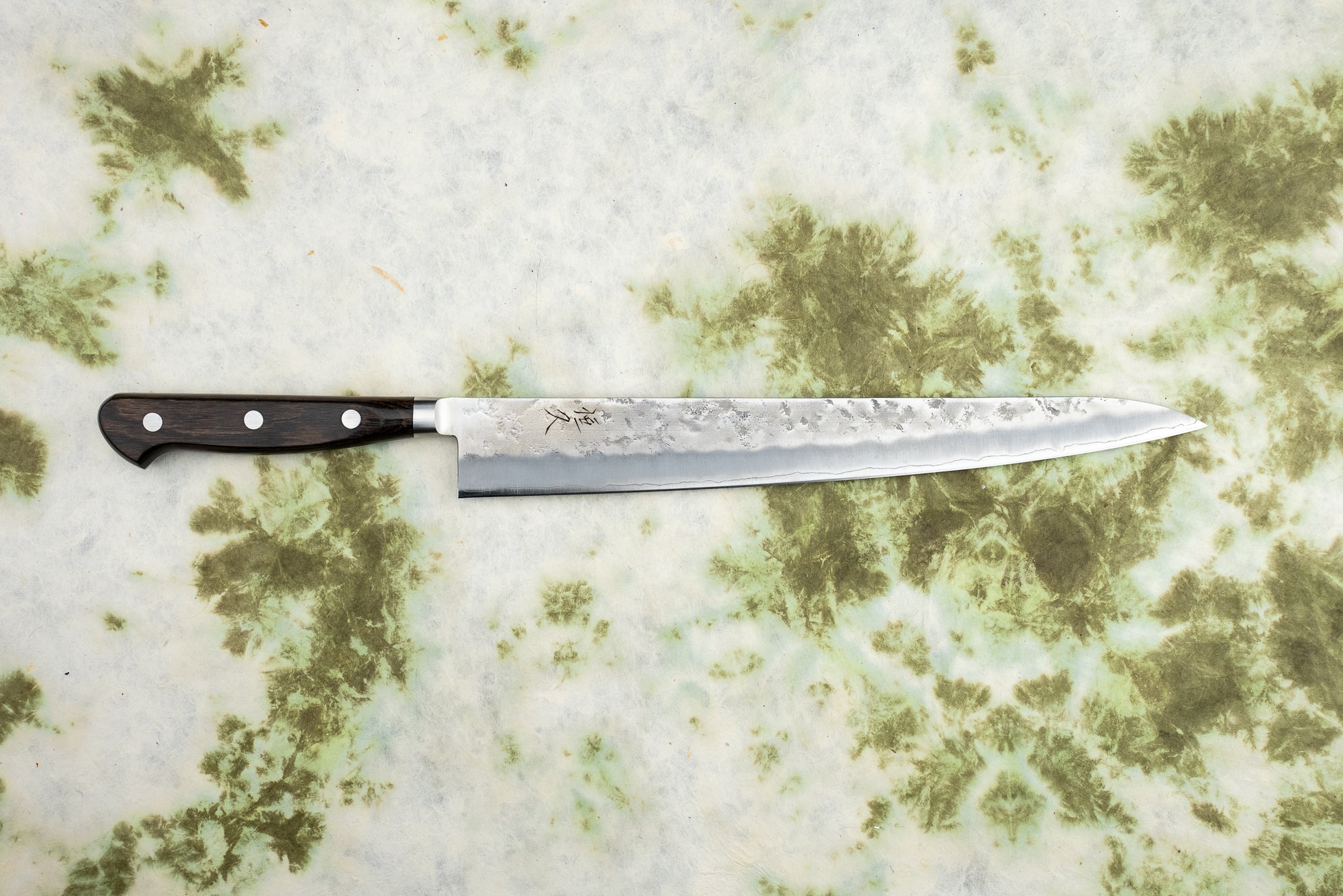 Premium Tsunehisa Ginsan Hachi Nashiji Western Sujihiki Knife 270mm - High Carbon Stainless Steel Slicing Knife for Sushi, Meat & Roasts - Perfect for Chefs & Home Cooking