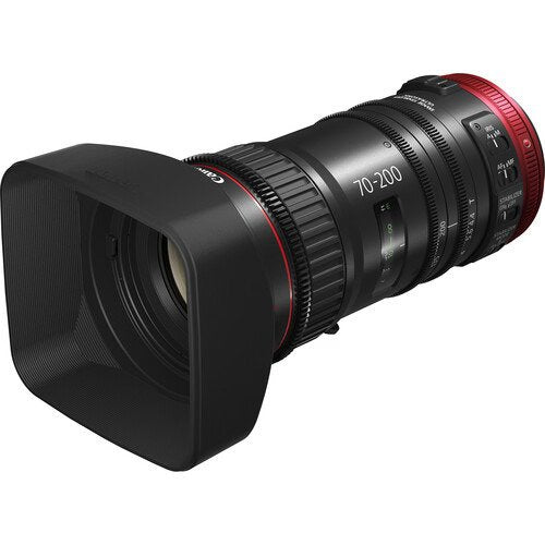 Canon CN-E 70-200mm T4.4 Compact Servo Cine Zoom Lens for EF Mount - Professional Cinema Lens for Filmmaking, Videography & Broadcast Production