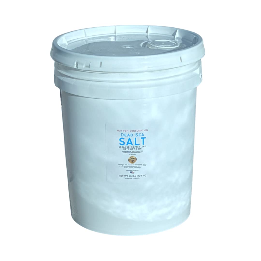 Bulk Dead Sea Mineral Bath Salt 40lbs - Wholesale Spa & Home Relaxation - Perfect for Massage, Aromatherapy, and Stress Relief