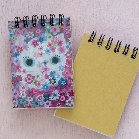 Yumi Kitagishi Mini Memo Pad Set of 2 - Cute Japanese Stationery for Journaling, Notes & Gift Giving - Perfect for Office, School & Travel Organization