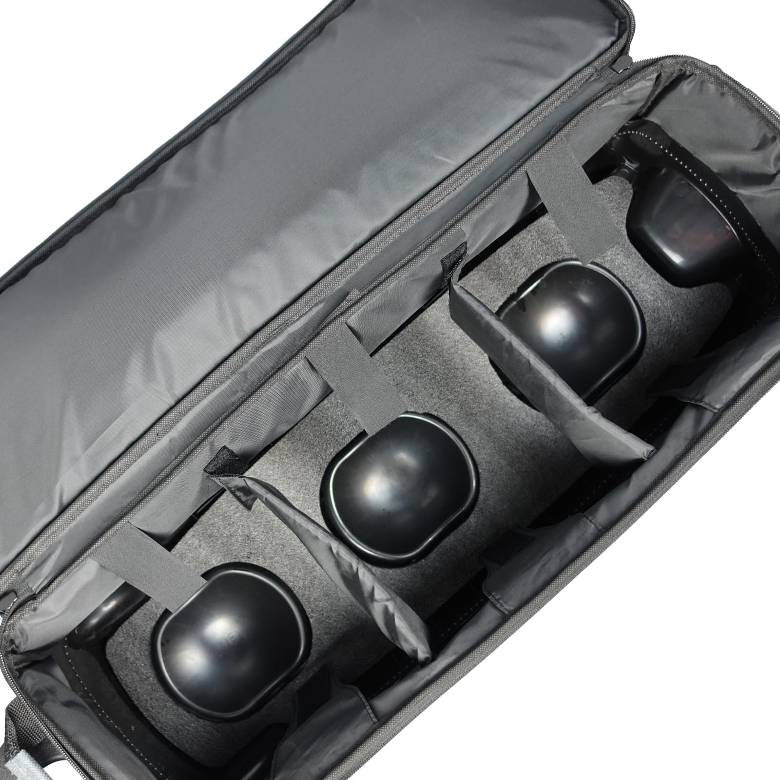 ELITE Basic Triple Roller Black Bowling Bag - 3 Ball Capacity with Shoe Compartment (Fits 2 Pairs Size 15) | Durable & Air Travel-Friendly | Perfect for Bowling Tournaments, League Play & Practice Sessions