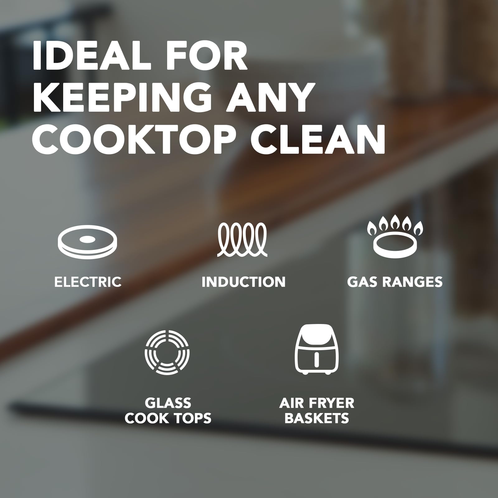 Weiman Cooktop and Stove Top Cleaner Kit - 10 oz Glass Cooktop Cleaner & Polish with Scrubbing Pad, Razor Scraper & Cleaning Tool | For Ceramic, Induction & Electric Stoves | Quick Burner Stain Removal & Surface Protection
