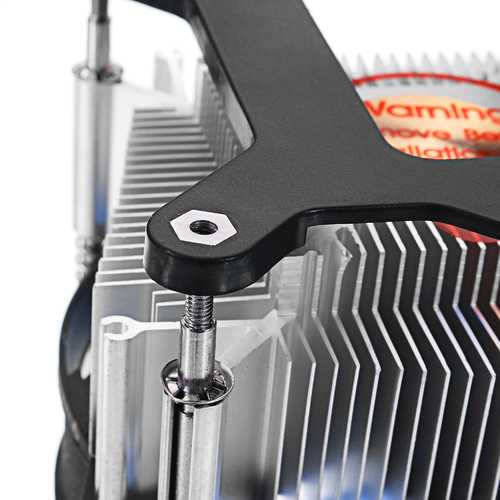 90x90x25mm 4-Pin RGB LED CPU Cooling Fan 12V - Compatible with Intel LGA 1150/1151/1155/1156 Sockets - Perfect for PC Gaming, Overclocking & Computer Case Cooling