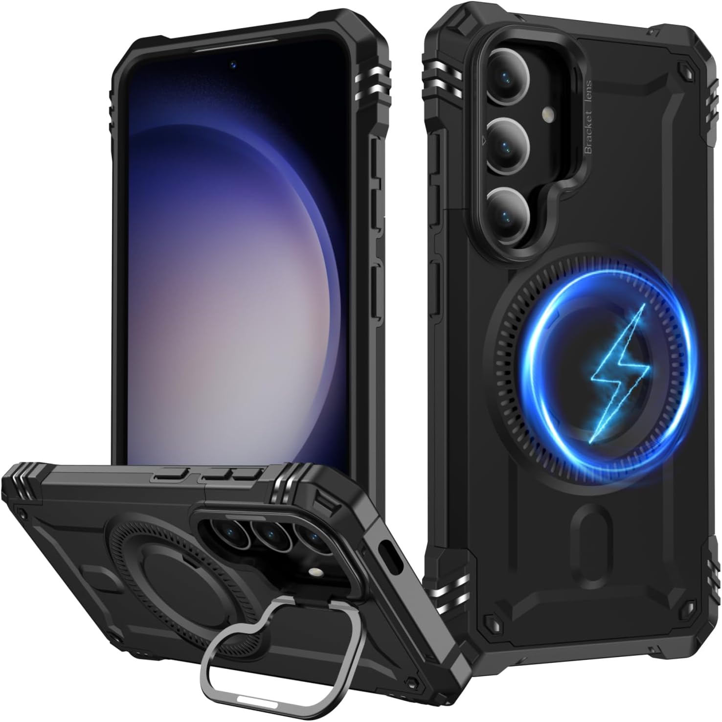 Samsung Galaxy S25 Rugged Military-Grade Shockproof Protective Phone Case - Durable Cover for Outdoor, Work & Extreme Sports
