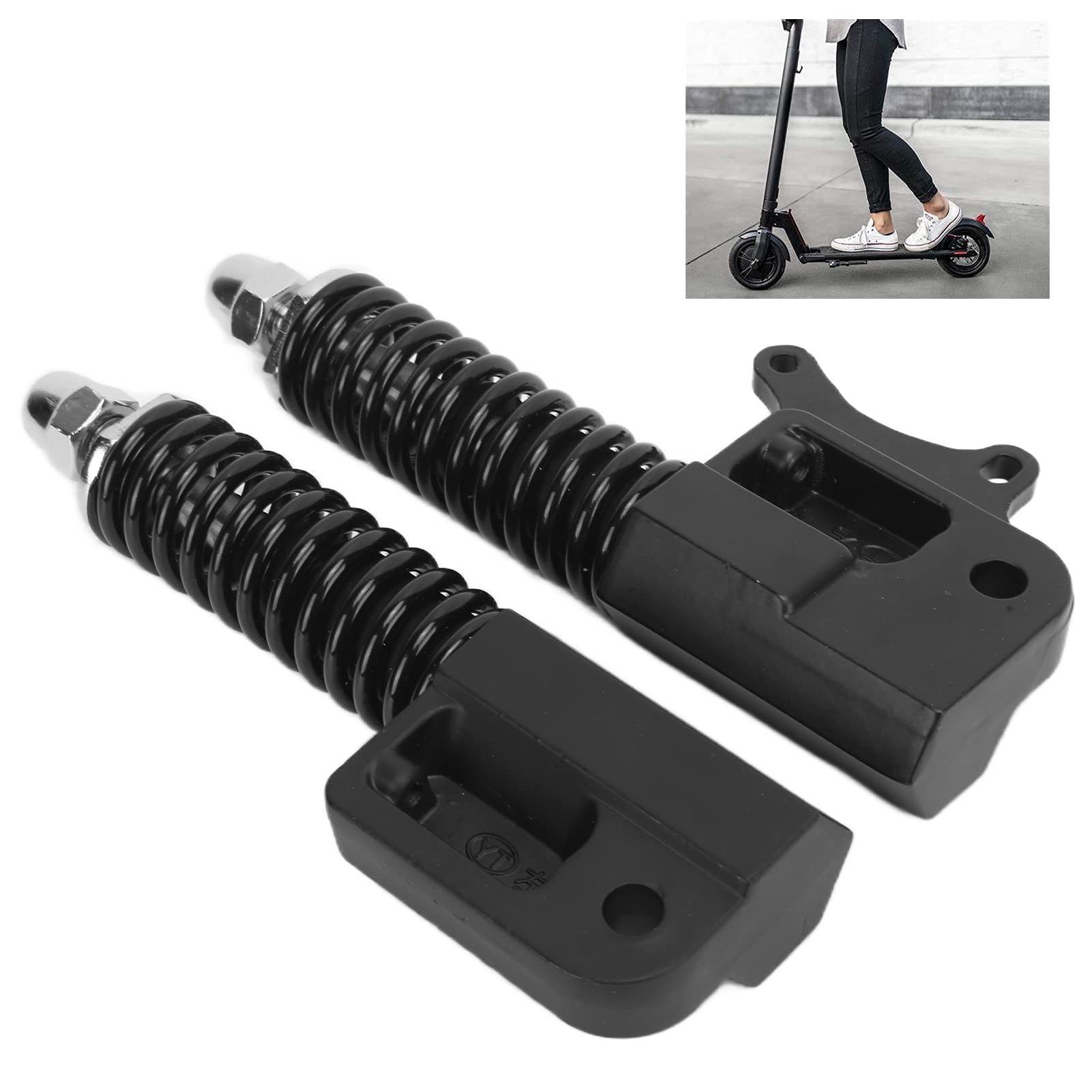 SUNGOOYUE 10 Inch Electric Scooter with Hydraulic Spring Shock Absorber - Adjustable Handlebar & Foldable Design for Kids, Teens & Adults - Perfect for Commuting, Campus Travel & Urban Exploration
