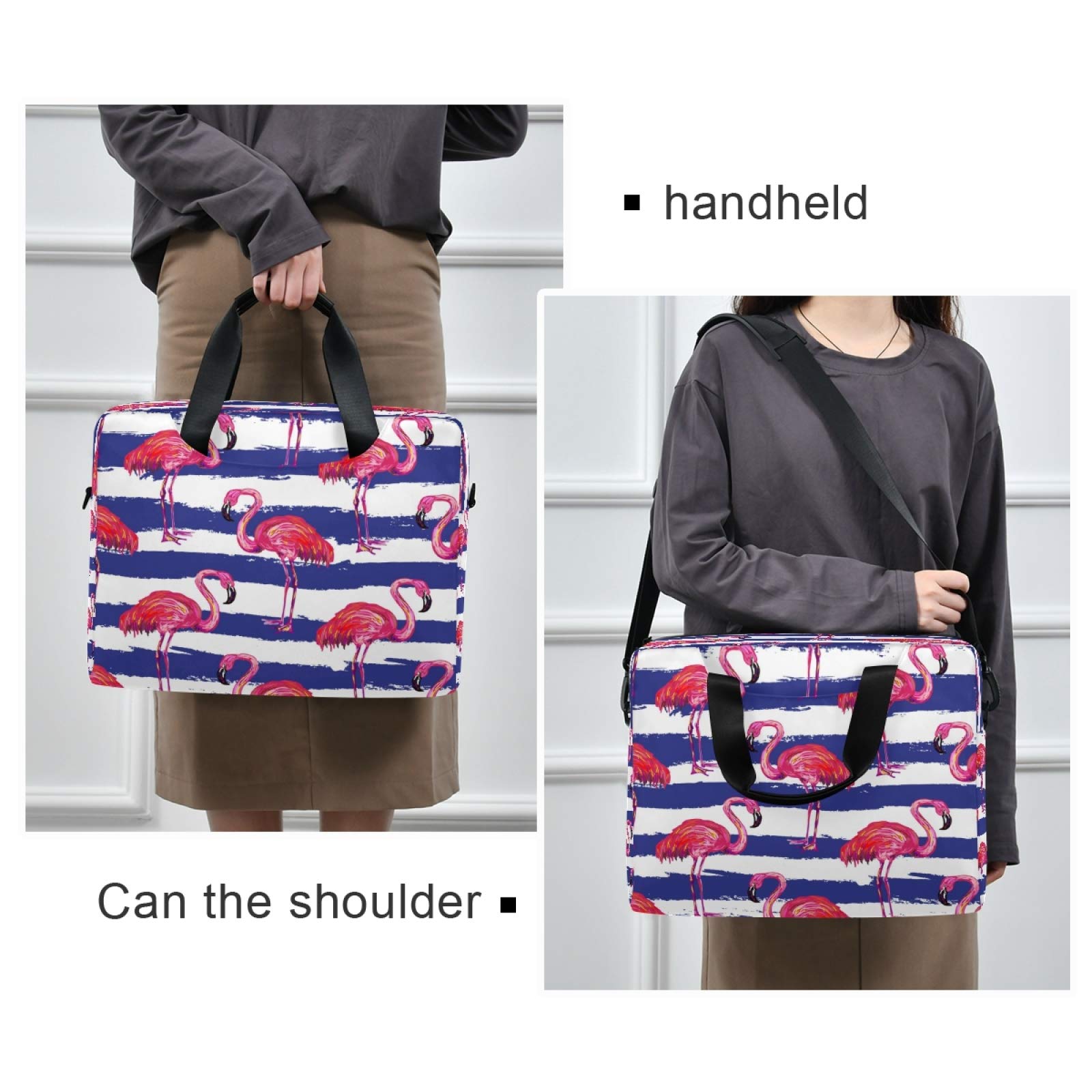 Premium Laptop Bag for 13-15.6 Inch Laptops - Lightweight Computer Carrying Case with Stylish Pattern, Perfect for Work, School & Travel