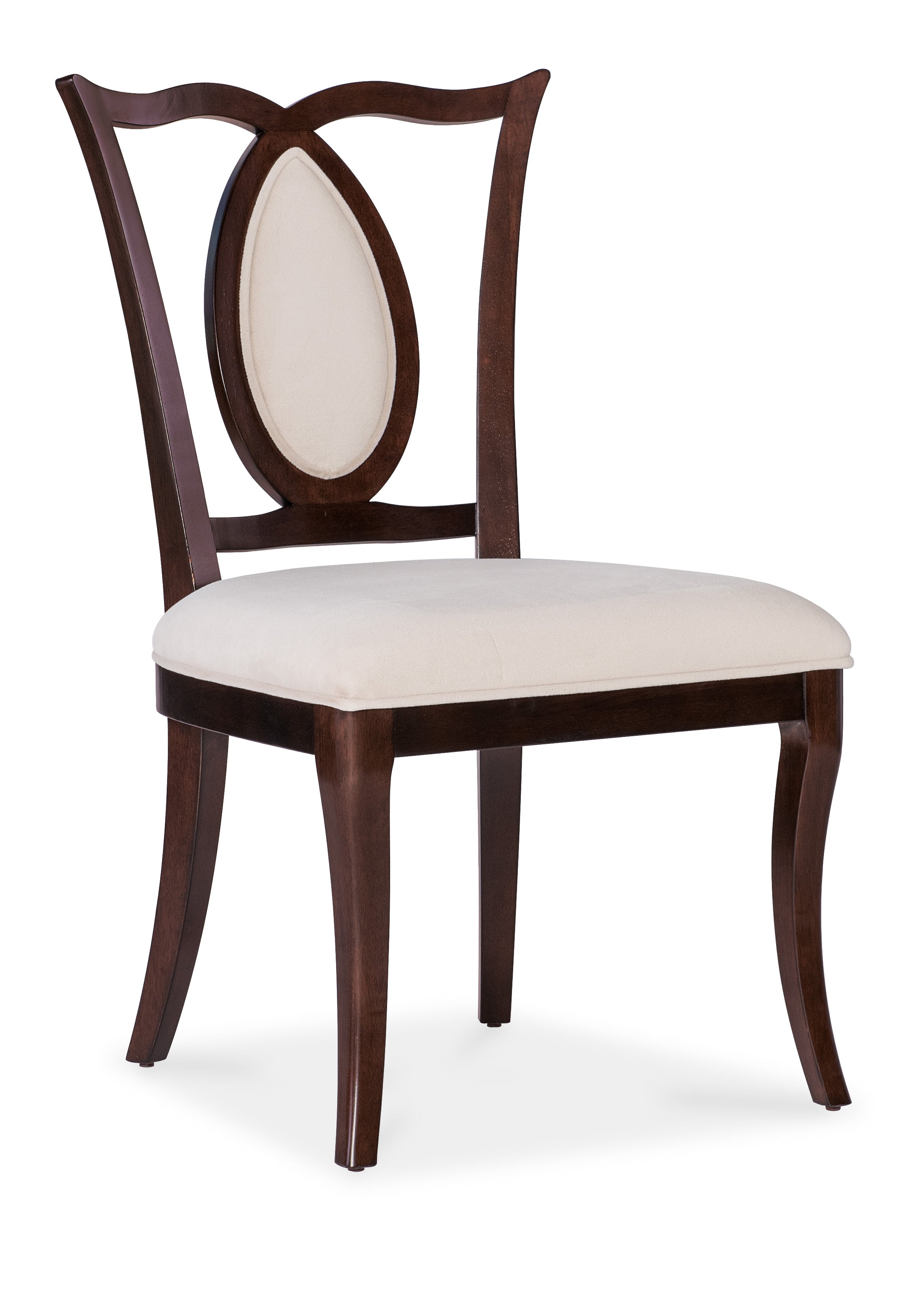 Bella Donna Side Chair - Modern Accent Chair for Dining Room, Living Room & Office - Comfortable Upholstered Seat with Wooden Legs - Perfect for Home Decor & Small Spaces
