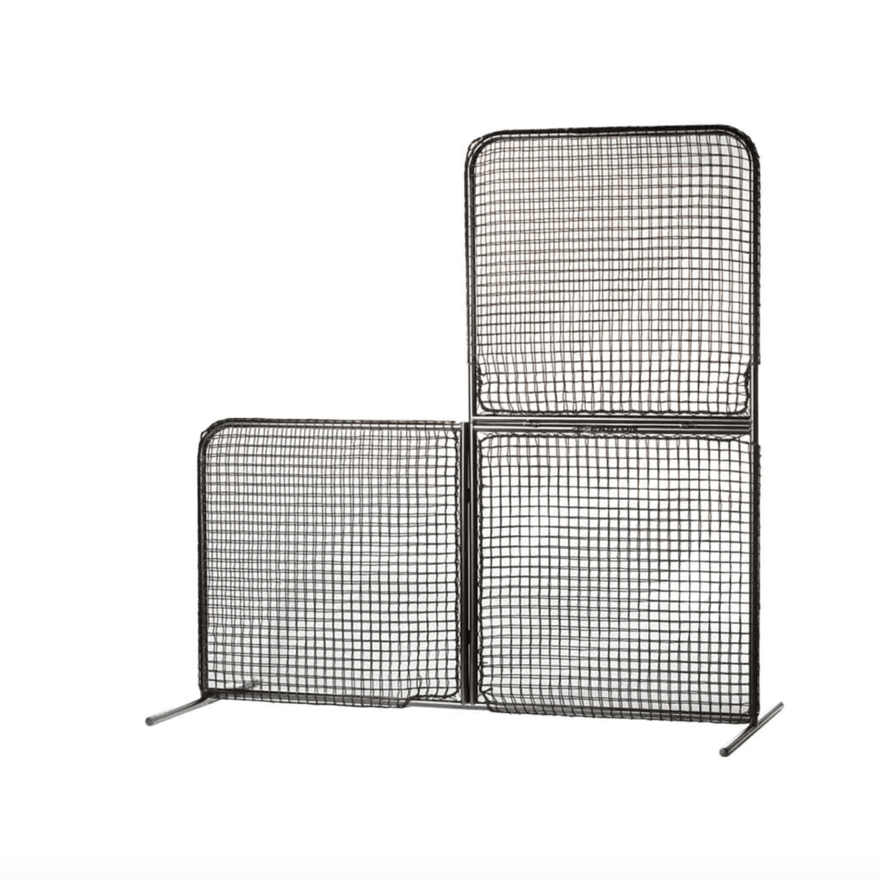 Easton Collapsible L Screen - Portable Baseball & Softball Training Net for Pitching & Batting Practice - Perfect for Backyard, Field & Indoor Use