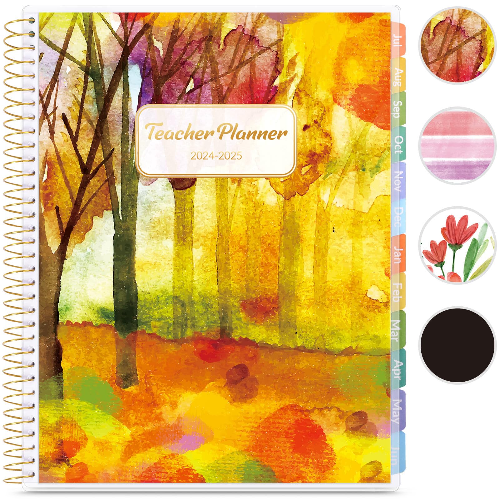 Skydue 2024-2025 Teacher Planner - Academic Year July 2024 to June 2025, 8.5