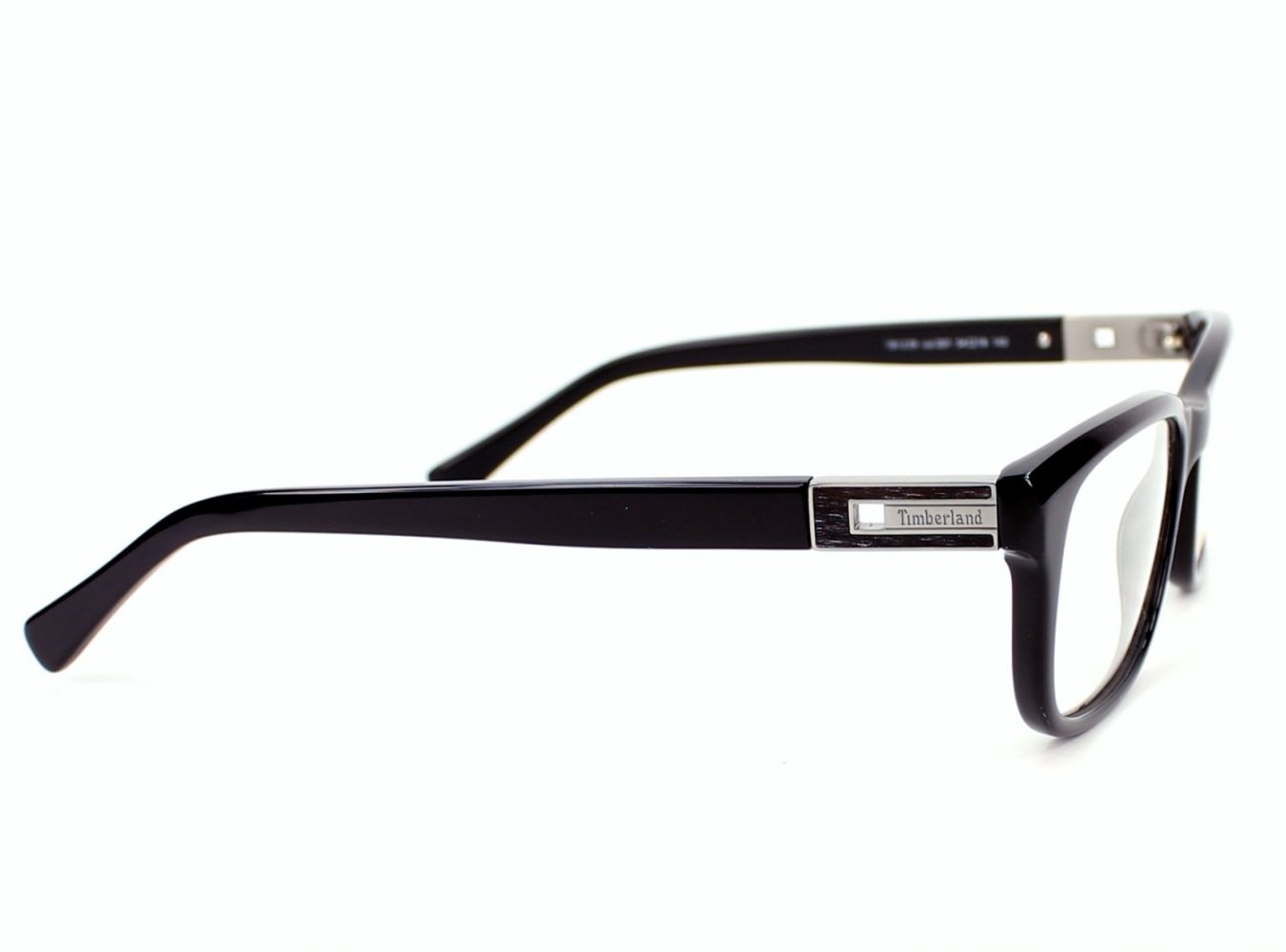 Timberland Men's Acetate Optical Frame - Black & Transparent Non-Polarized Glasses (54mm) | Classic Eyewear for Work & Outdoor Activities
