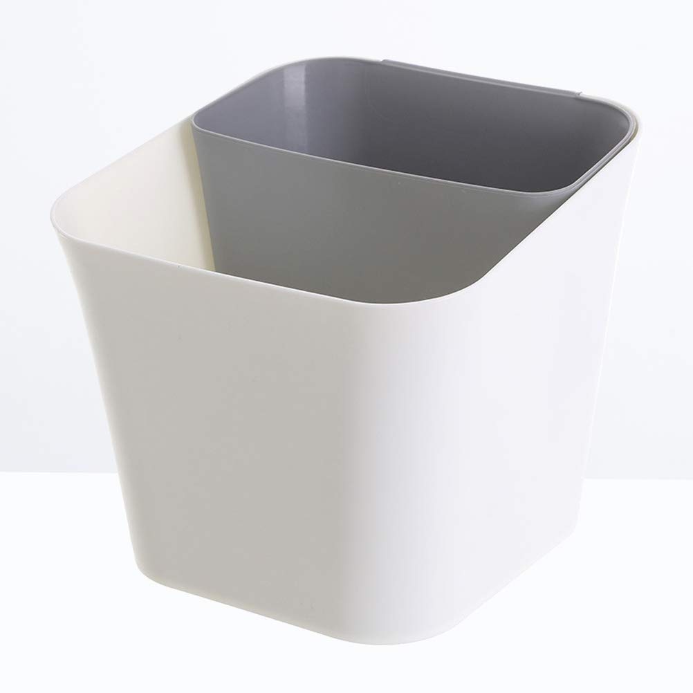 Eco-Friendly Kitchen Trash Can with Lid - 13 Gallon Waste Disposal Bin for Home, Office & Bathroom - Durable Garbage Container for Wet & Dry Waste - Space-Saving Design Perfect for Under Sink & Countertop Use