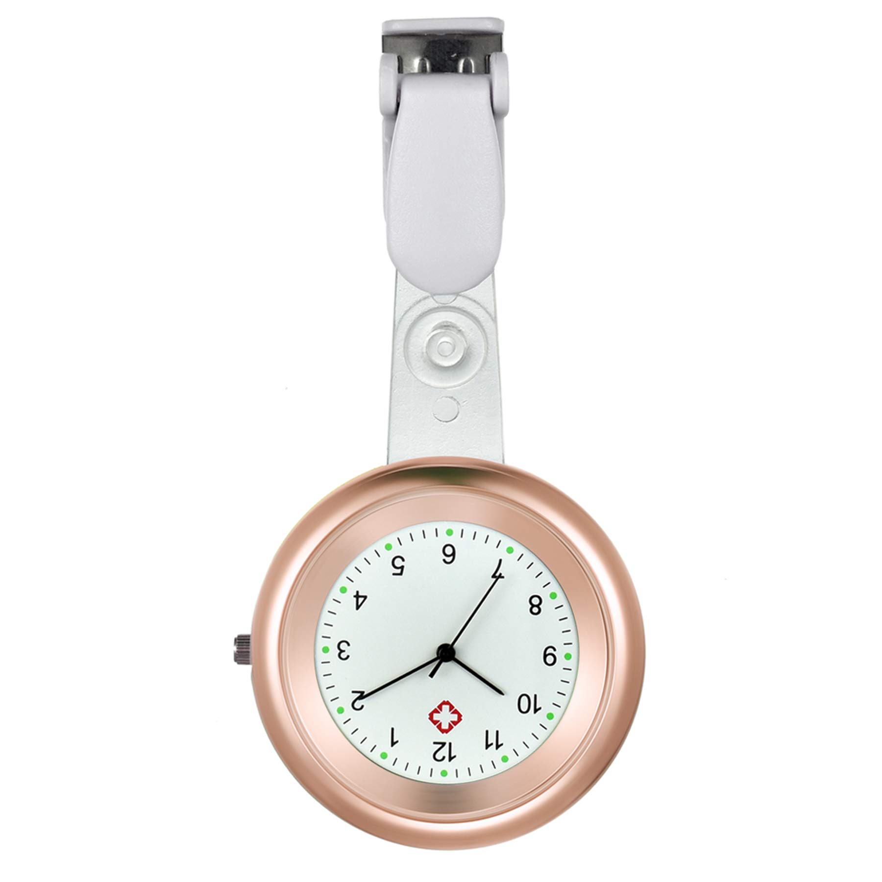 Avaner Nurse Watch - Stainless Steel Lapel Fob Watch with Snap Clip for Nurses & Doctors (3 Colors) | Perfect for Medical Professionals, Healthcare Workers & Hospital Staff