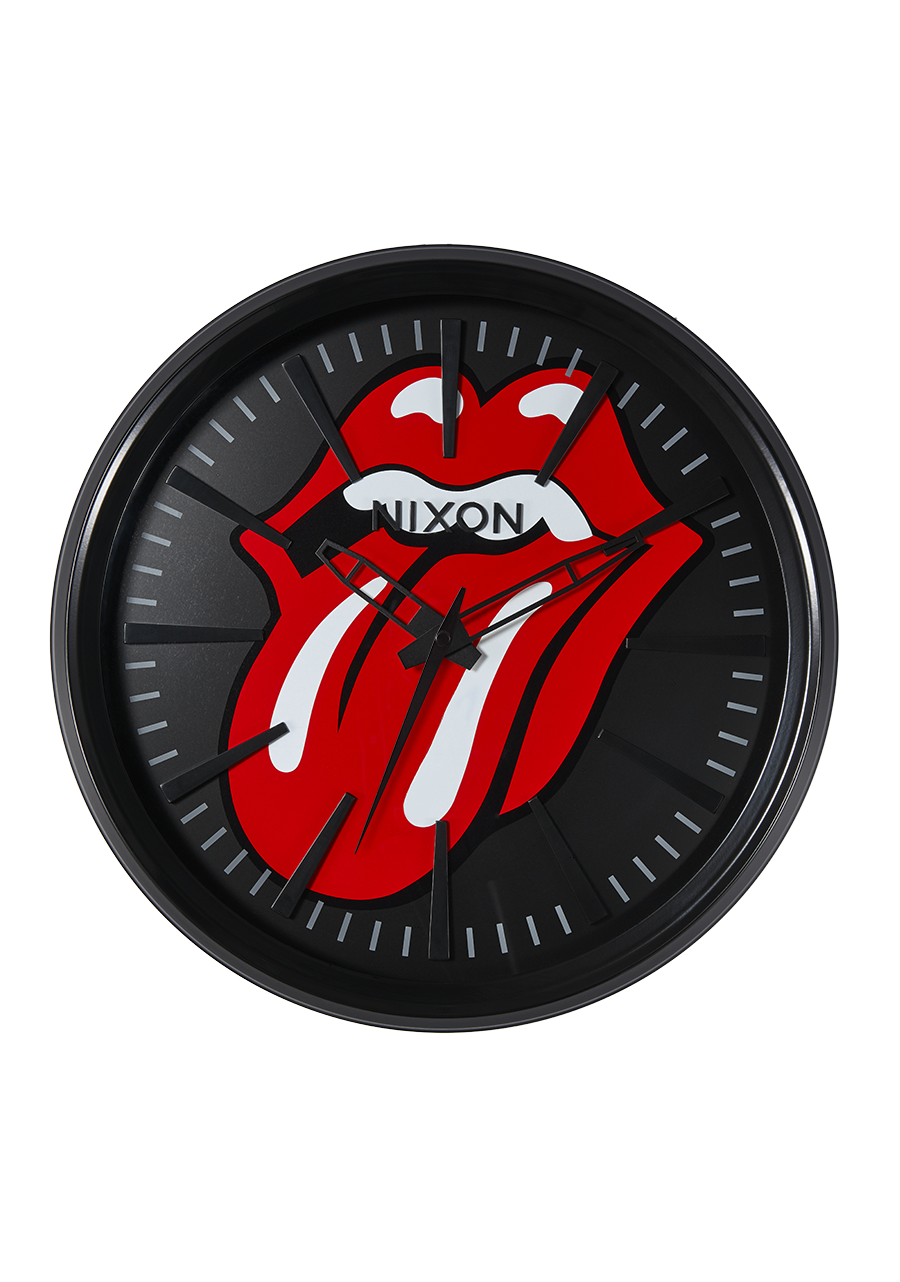 Rolling Stones Sentry Wall Clock - Black - Vintage Rock Decor for Home, Office, or Music Room - Perfect Gift for Rolling Stones Fans