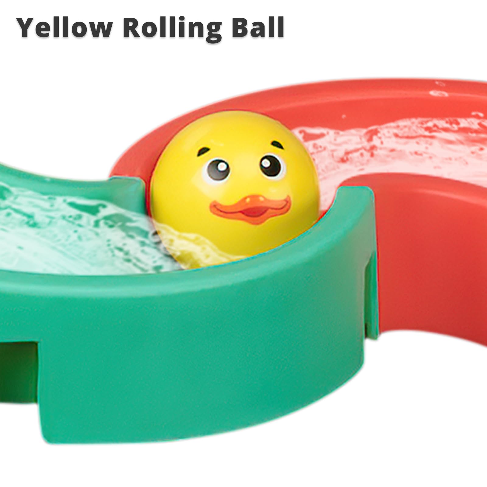 Duck Slide Bath Toys for Kids Ages 3-8 | 51 PCS DIY Building Kit | Fun Bathtub & Pool Time Play Set | Perfect Birthday Gift for Toddlers & Preschoolers