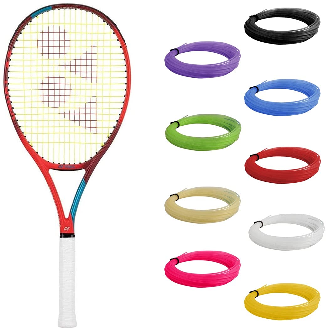 Yonex VCORE 98 LITE 6th Generation Tennis Racket - Tango Red | Pre-Strung with Synthetic Gut String (16x19 String Pattern) | Choose Your Color | Perfect for Beginners & Intermediate Players - Ideal for Training & Competitive Matches