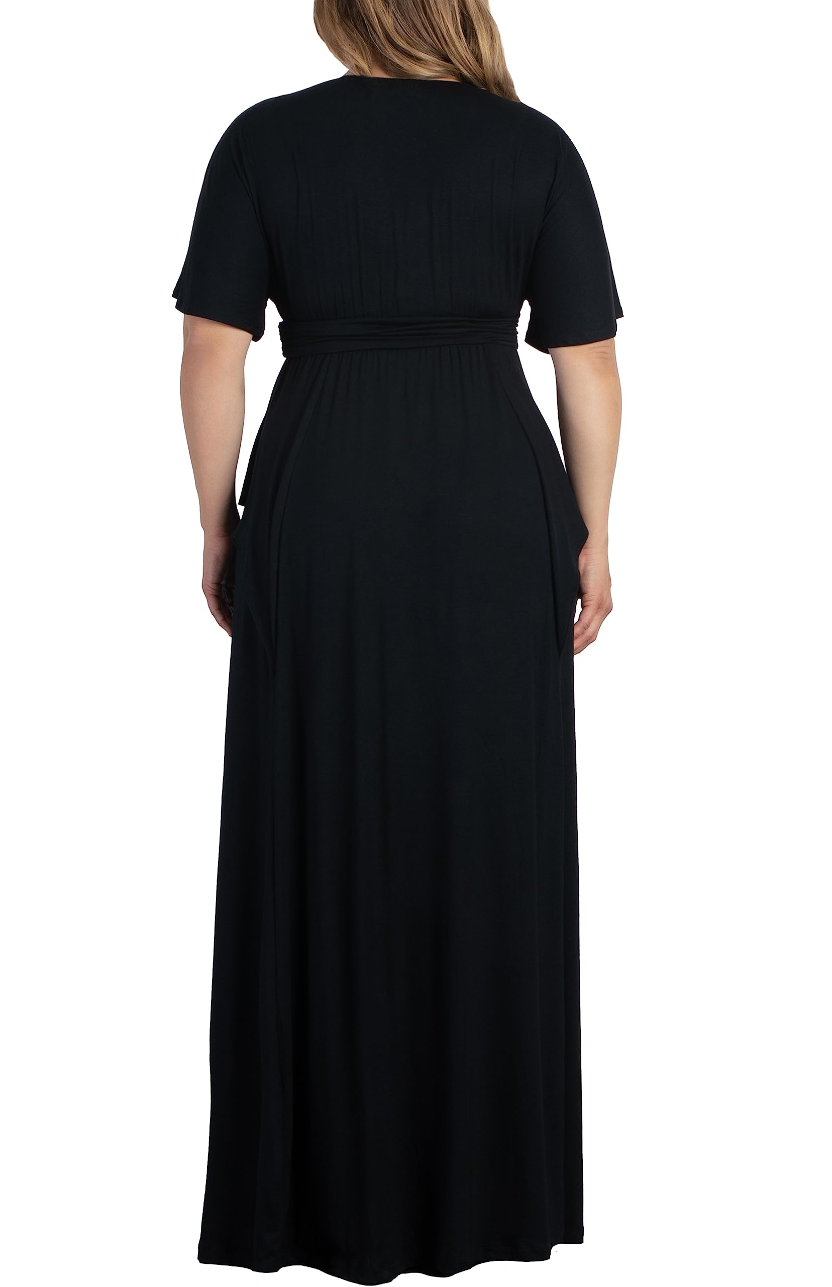 Kiyonna Plus Size Indie Flair Maxi Dress - Women's Boho Long Dress for Wedding Guest, Cocktail Party & Work | Perfect for Summer Events, Beach Vacations & Date Nights