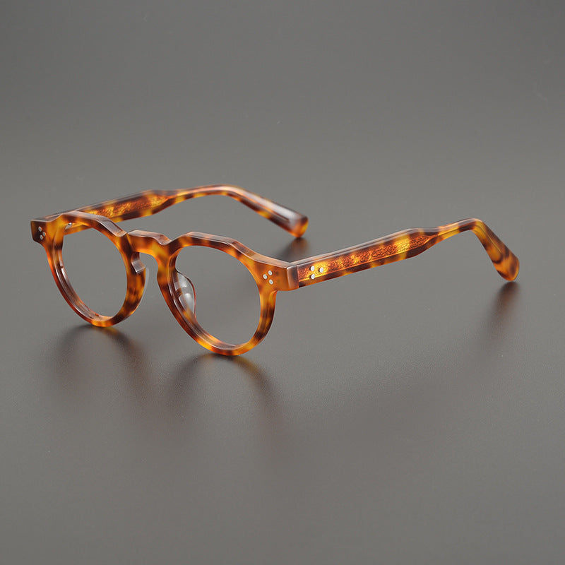 Stylish Galen Acetate Round Eyeglass Frames - Lightweight & Durable for Men & Women - Perfect for Reading, Work, and Fashion Accessories