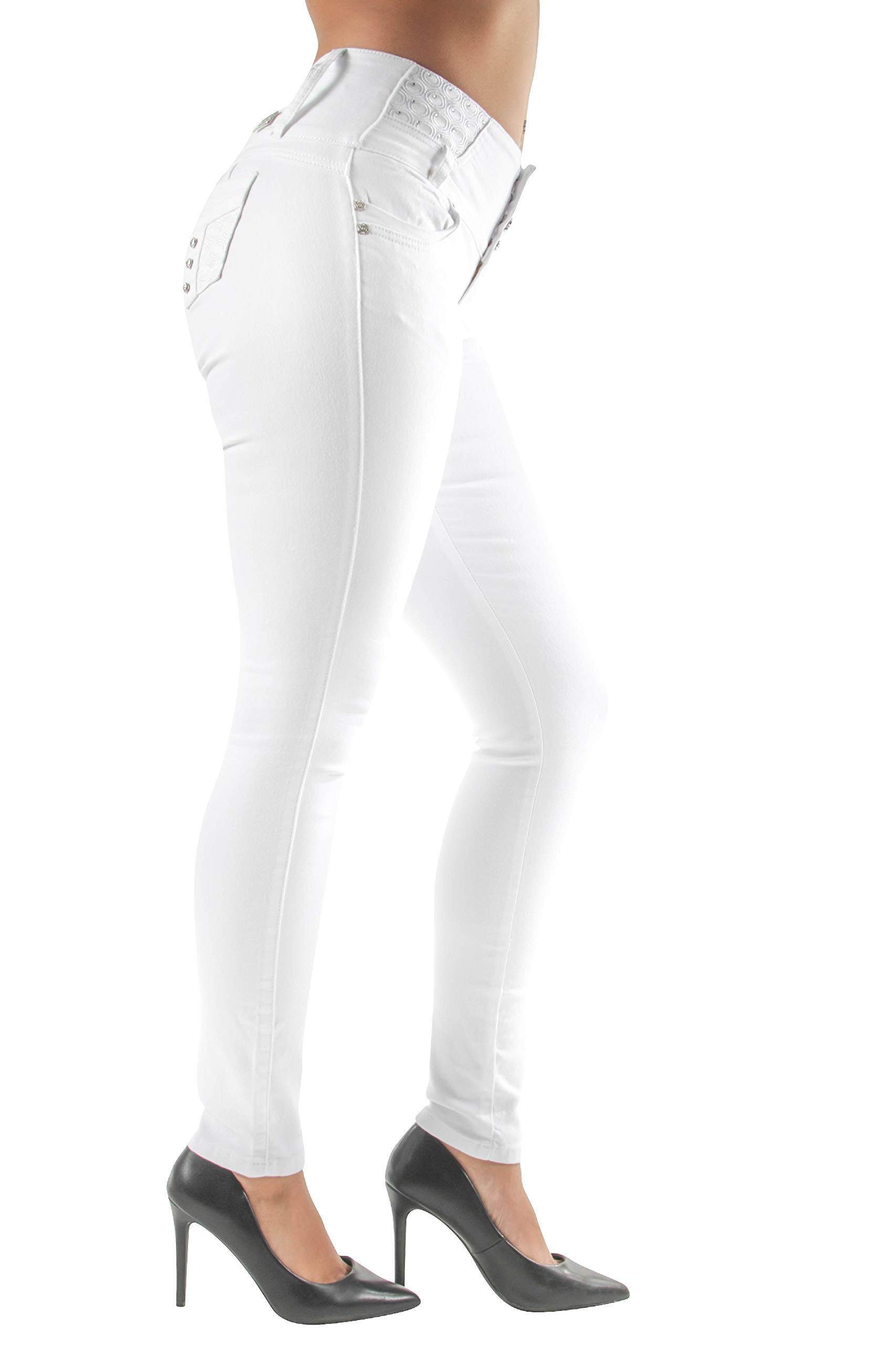 Women's Butt Lifting Push Up Skinny Jeans - High Waisted Stretch Denim Pants for Women | Slimming & Comfortable Fit | Perfect for Night Out, Date Night & Casual Wear