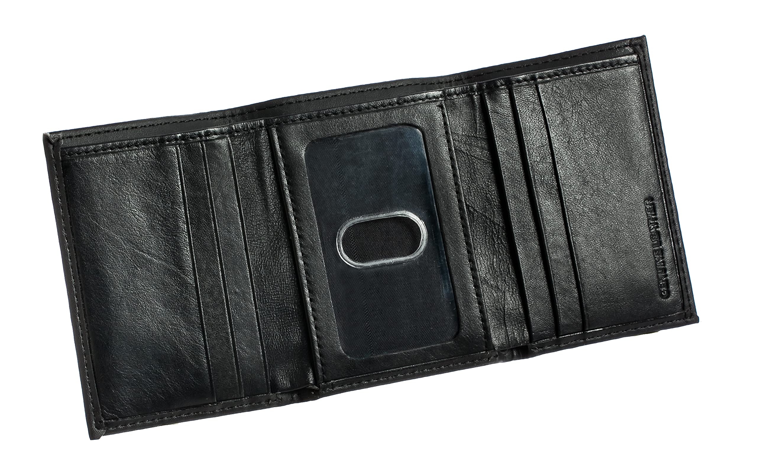 NFL Tri-Fold Wallet for Men - Team Sports America Official Licensed Leather Wallet - Perfect for Football Games, Travel & Everyday Use