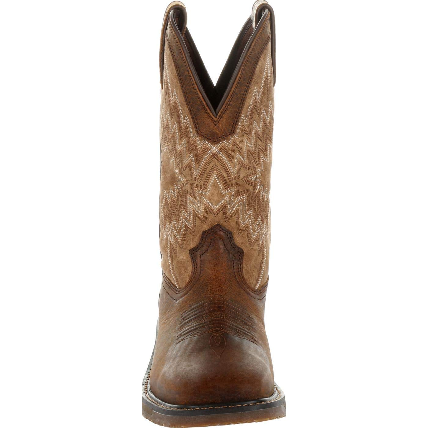 Durango Men's Workhorse Western Boot - Durable Leather Cowboy Boots for Work & Riding | Comfortable & Stylish for Ranch, Rodeo & Outdoor Activities