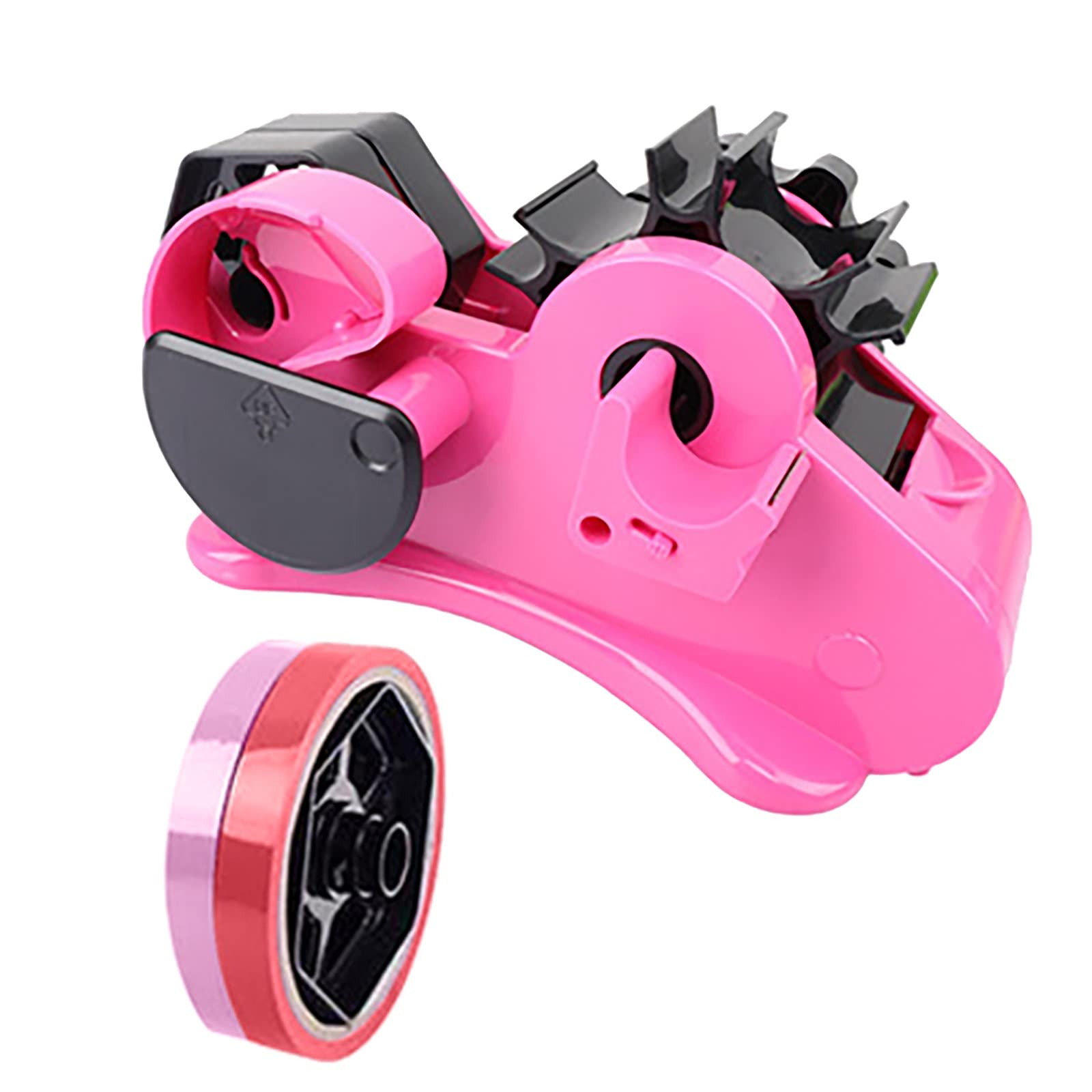 Celendi Heat Dispenser Sublimation Transfer Tape - Multipurpose Heat Roll for T-Shirt Printing, DIY Crafts & Office Stationery - High-Temperature Resistant Adhesive Tape (Hot Pink) - Perfect for Sublimation Projects, Custom Apparel & Crafting