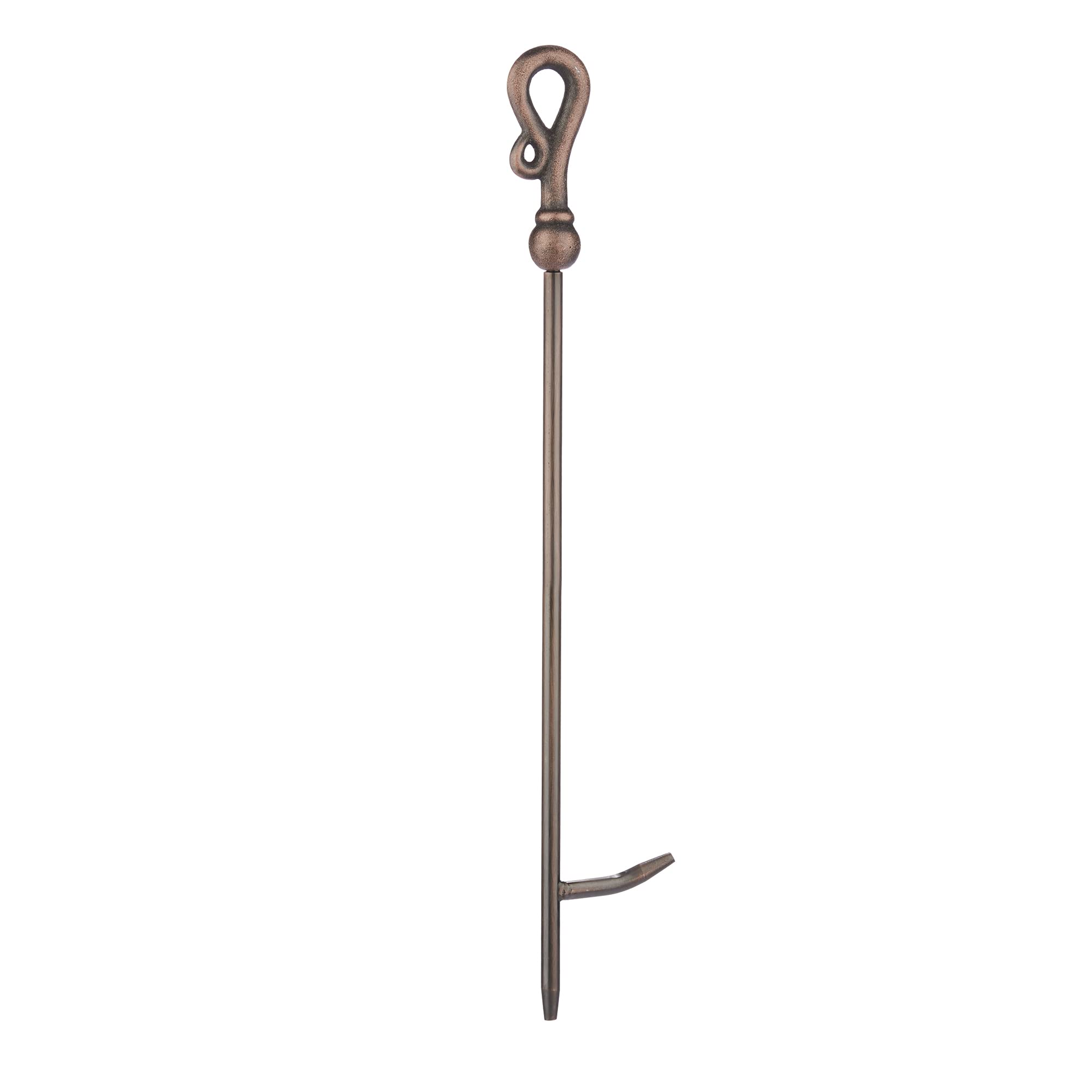 UniFlame F-1657 5-Piece Venetian Bronze Fireplace Tools Set with Heavy Crook Handles - Perfect for Indoor Fireplace, Hearth, and Home Decor