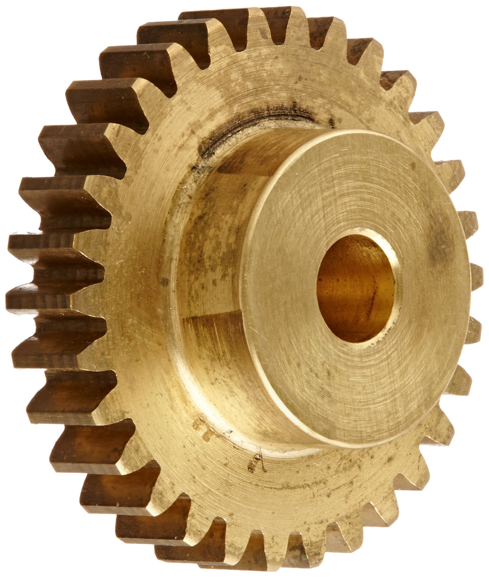 Precision Brass Spur Gear - 20° Pressure Angle, 24 Pitch, 1