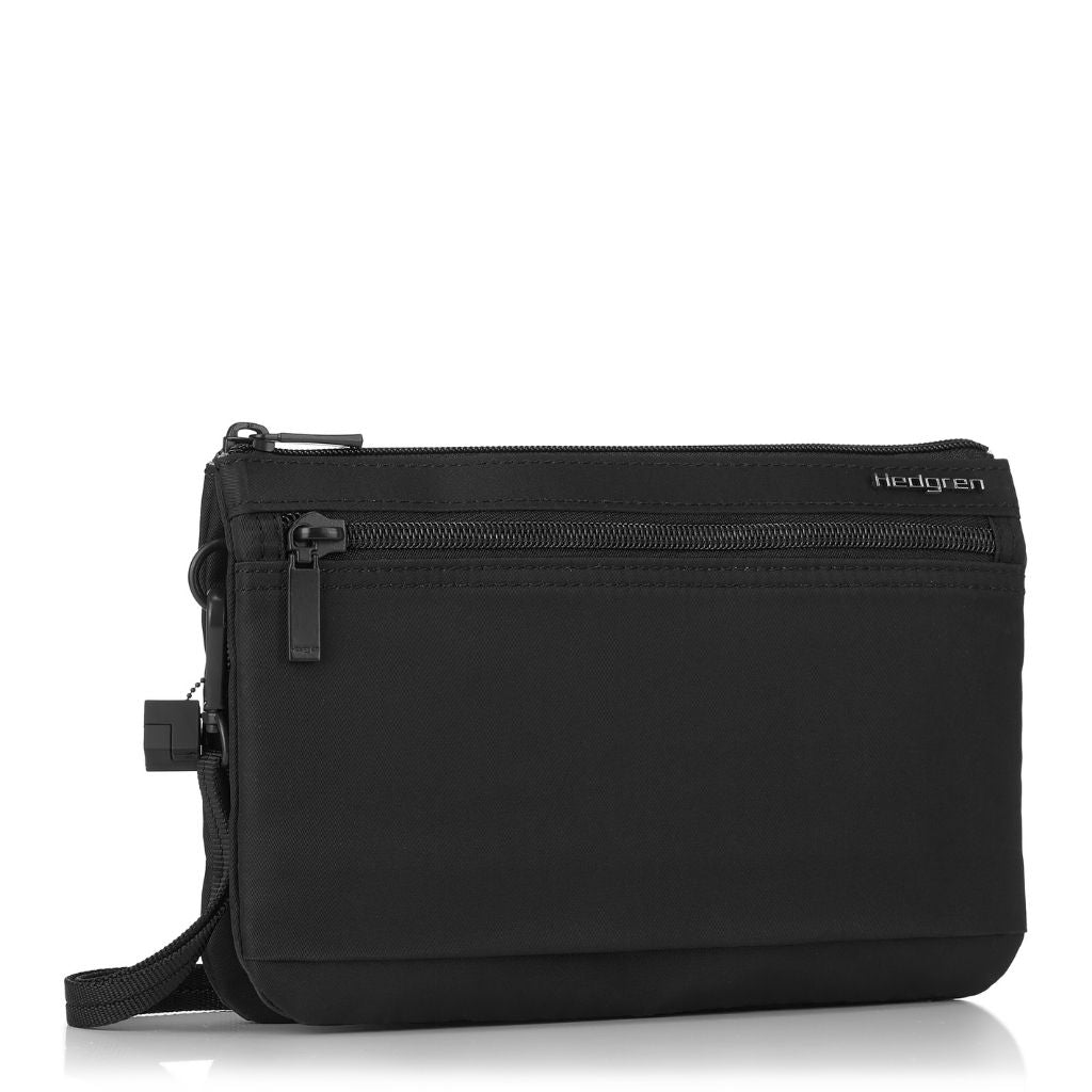 Hedgren Emma RFID Blocking Crossbody Bag for Women - Anti-Theft Secure Purse for Travel, Shopping & Daily Use - Stylish Black Handbag