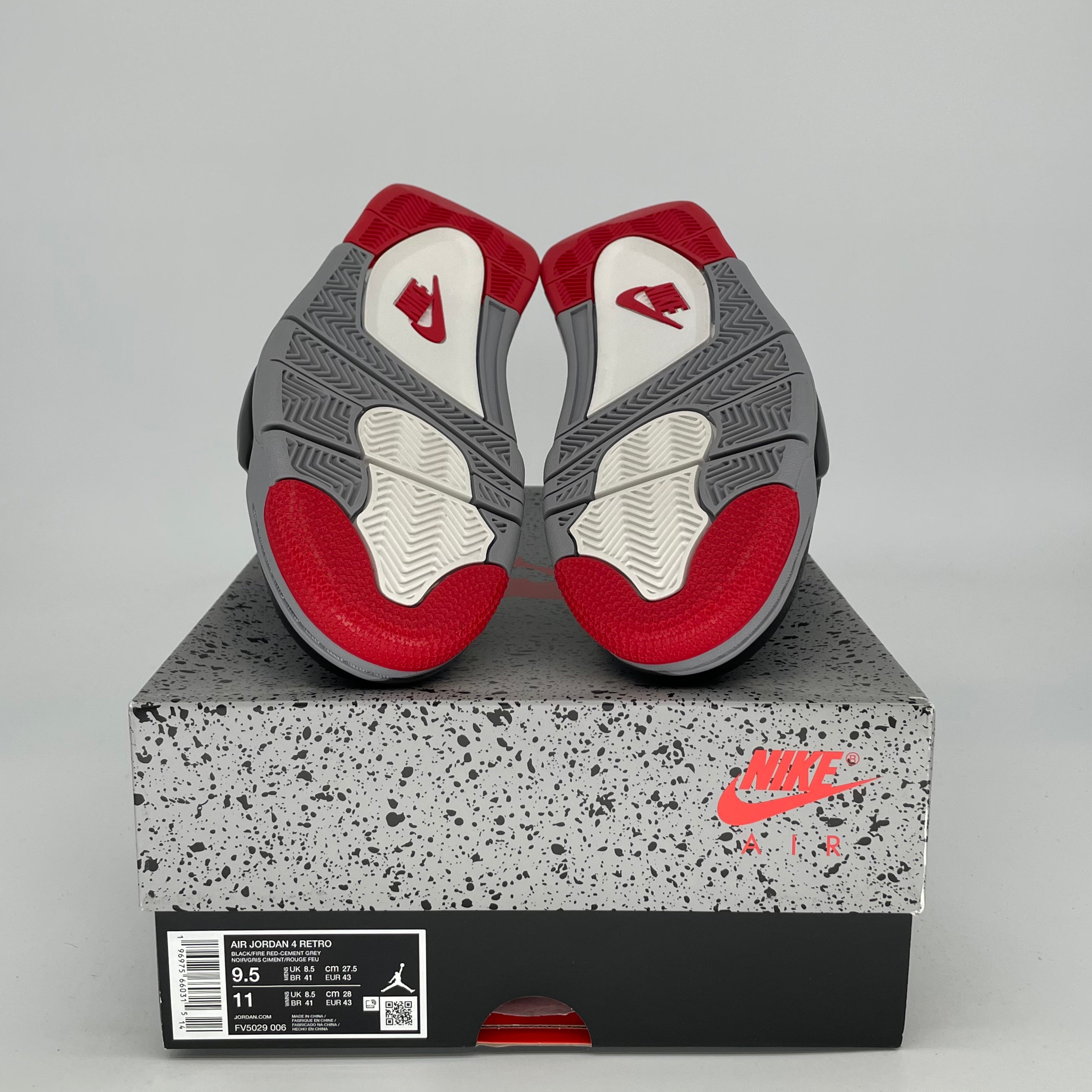 Original Air Jordan 4 Bred Reimagined - Men's Size 9.5 / Women's Size 11W - Style Code FV5029-006 - Perfect for Sneaker Collectors & Basketball Enthusiasts