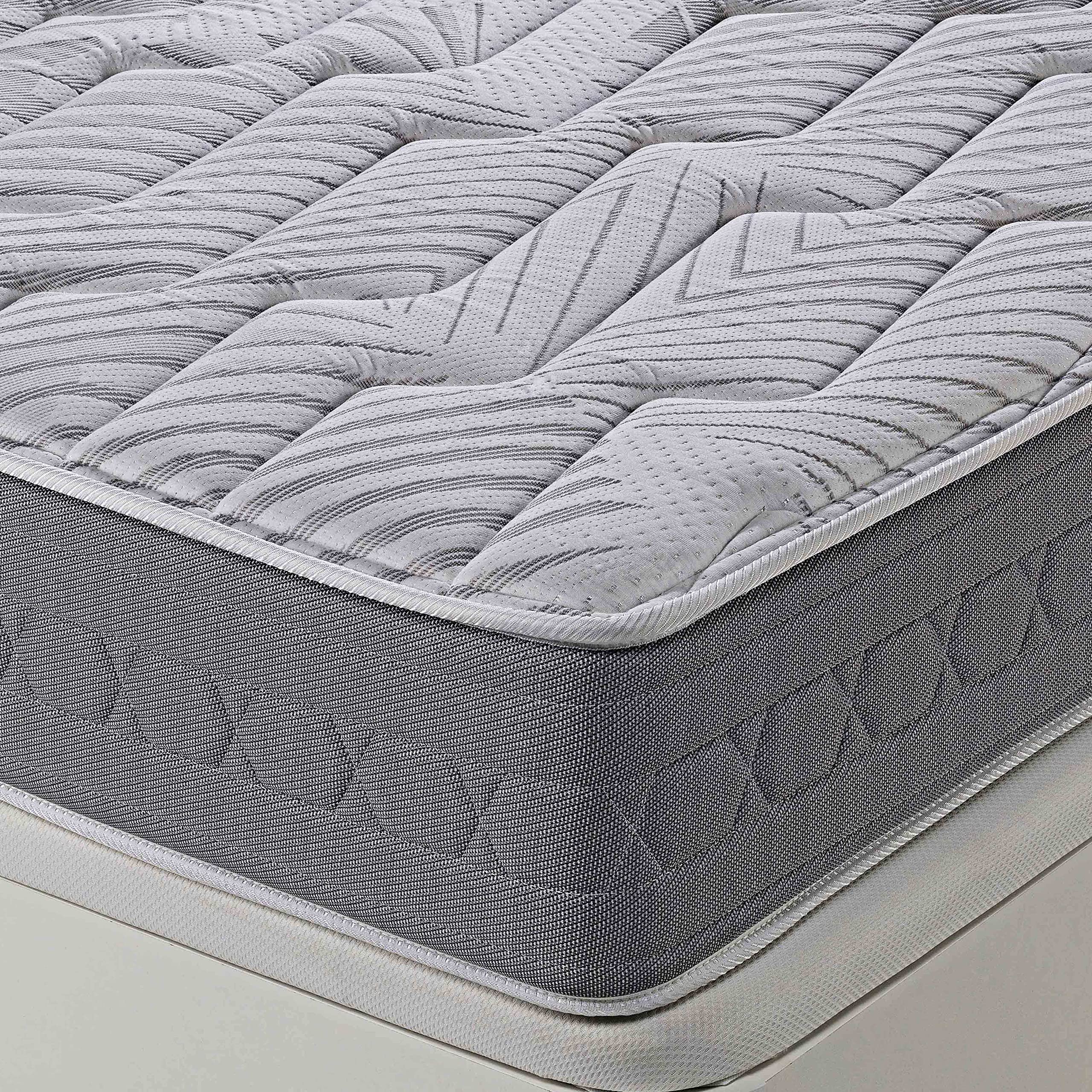 Royal Sleep Carbon Thread & Bioceramic Memory Foam Mattress - 135x190cm, High Firmness, Premium Quality, Anti-Stress & Regenerative Effect, 25cm Height - Ceramic Plus Mattress for Back Pain Relief & Deep Sleep - Perfect for Master Bedroom, Guest Room, or Apartment