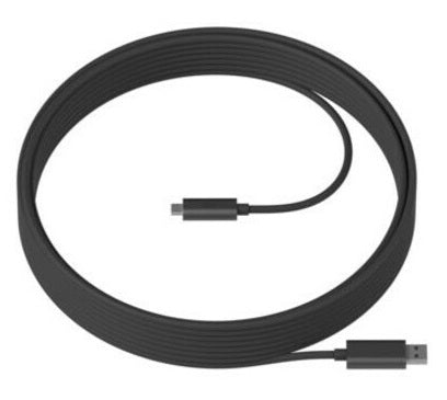 Logitech GROUP Extended Cable - 2 Sizes (3ft & 6ft) for Conference Room, Office & Home Video Calls - USB Extension Cable for Webcams & Speakerphones