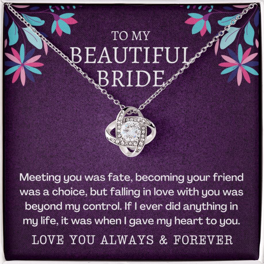Elegant Bridal Necklace - Perfect Groom to Bride Wedding Gift, Jewelry Present for Her - Ideal for Proposals, Anniversaries & Romantic Occasions