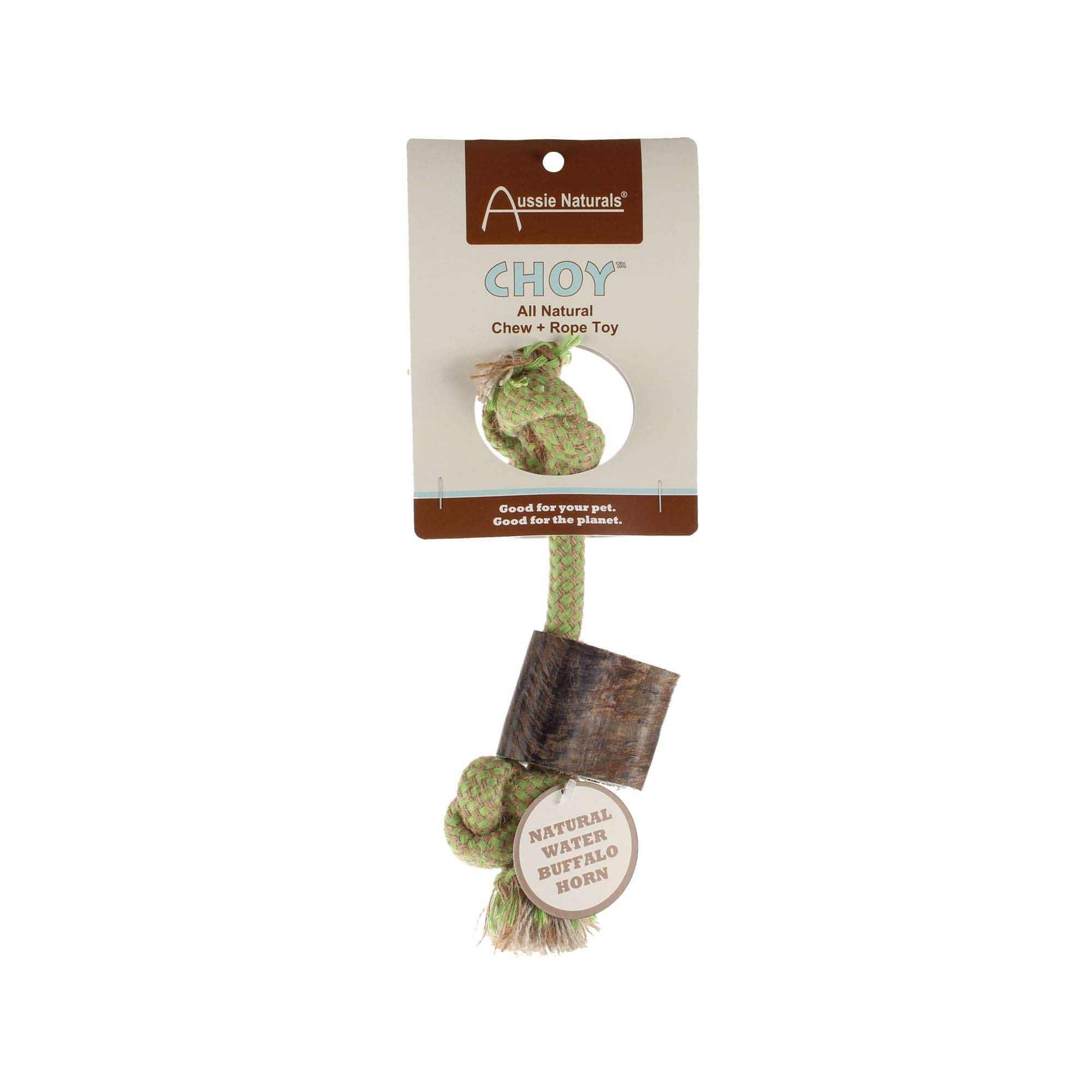Horn Choy Small Green & Off-White Dog Chew Toys for Puppies - Durable Pet Chewing Bones for Teething, Training, and Playtime at Home or Outdoors