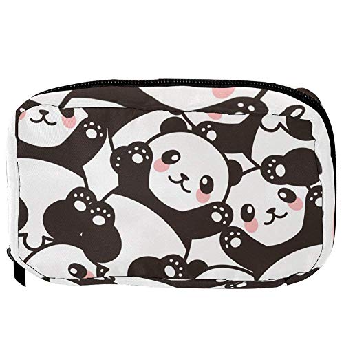 Cartoon Panda Makeup Bag - Travel Cosmetic Organizer for Women | Portable Toiletry Bag for Gym & Trips