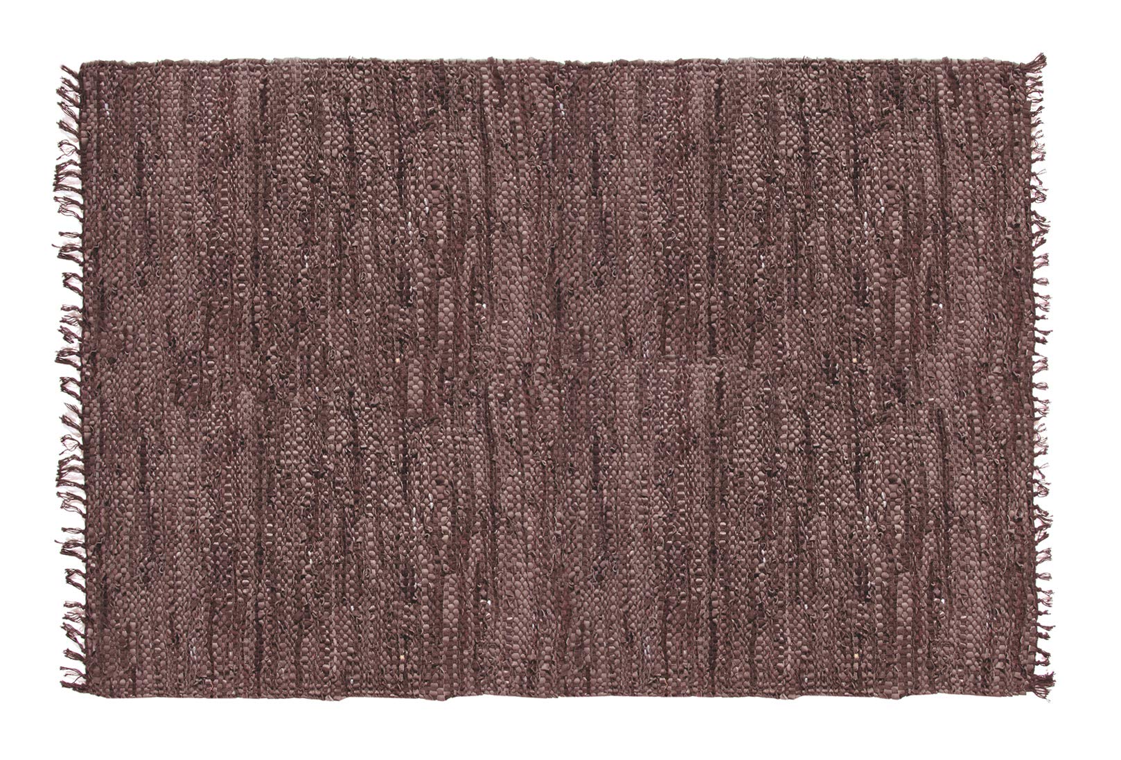 Home Weavers Rodeo Collection Reversible Area Rug - Machine Washable, Soft Foldable Indoor Carpet - 5' x 8' Brown - Perfect for Living Room, Kitchen Runner & High-Traffic Areas - Easy to Clean & Durable Floor Decor