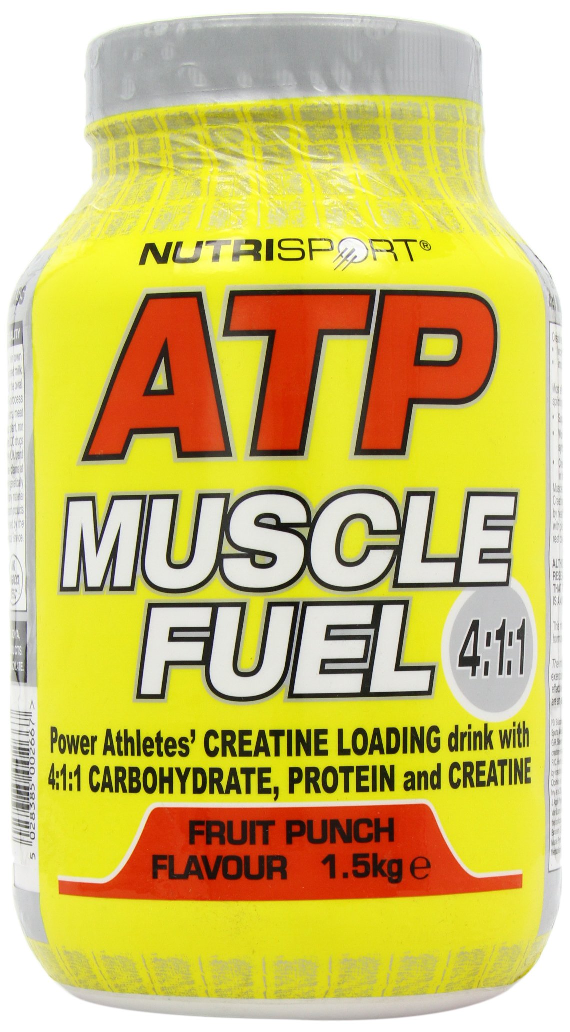 ATP M Fuel Fruit Punch Energy Powder - 1500g for Workout, Gym & Sports Performance - Delicious Fruit Flavor for Pre & Post Workout Recovery