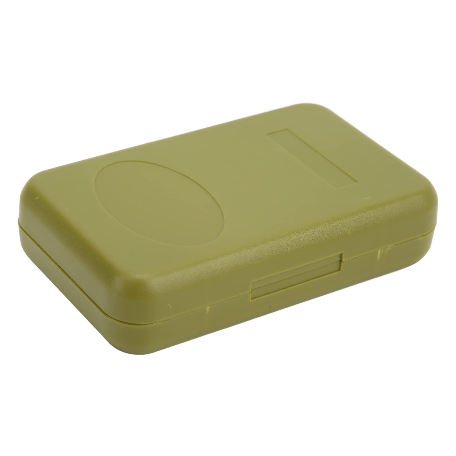 Durable Double Sided Fly Fishing Box - Large Green Impact Resistant Tackle Storage for Trout Bass Flies | Perfect for Outdoor Fishing Trips & Travel Gear Organization