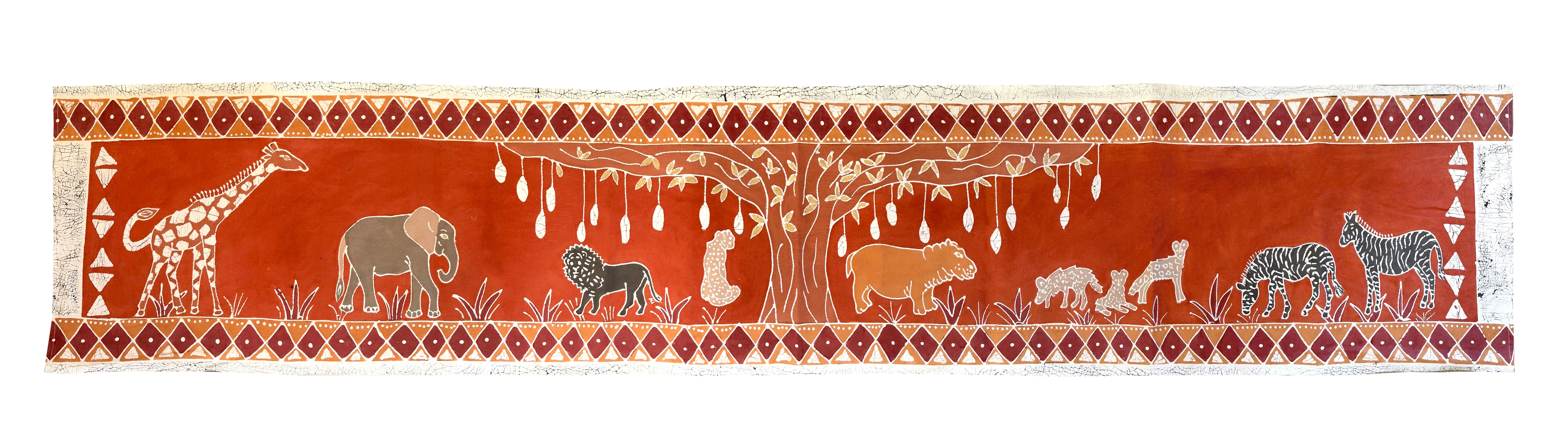 Kwapya Table Runner - African Safari Themed Dining Decor for Parties & Holidays | Elegant & Durable Home Table Setting