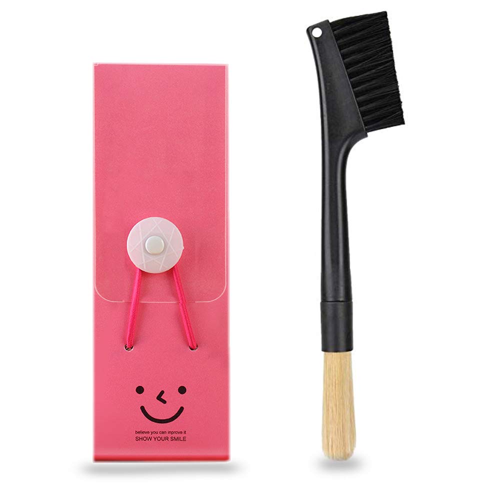 Premium Powder Cleaning Brush Set - Coffee Bean Grinder Brush & Counter Sweep Brush for Kitchen, Barista & Home Cleaning | Perfect for Coffee Shops, Bakeries & Home Kitchens