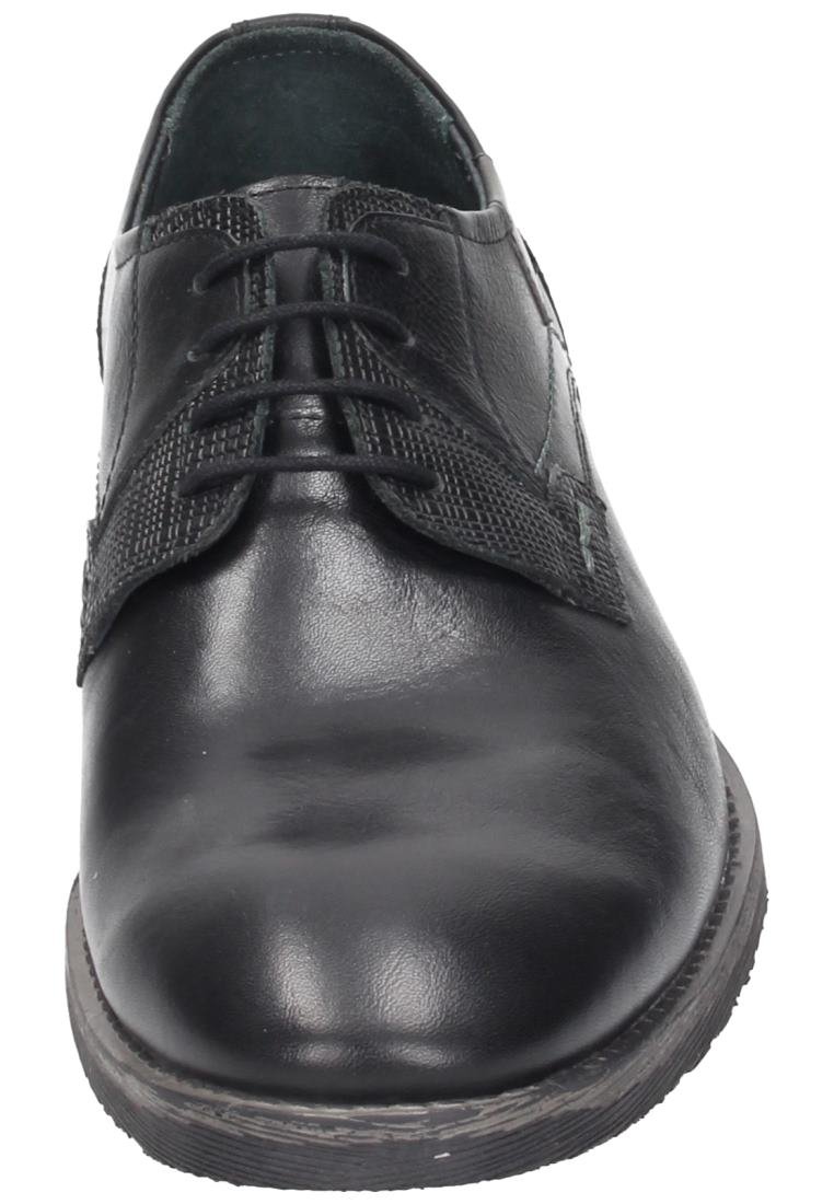 Men's Black Lace-Up Casual Shoes Size 45 EU (US 11) - Comfortable Walking & Dress Shoes for Work, Travel & Everyday Wear
